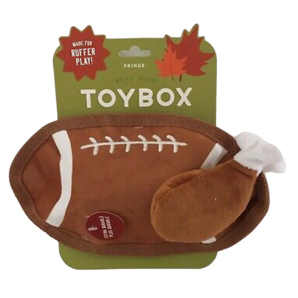 🆕 Fringe Turkeys & Touchdowns Dog Toy
